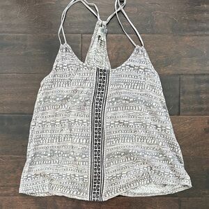 Ecote Flowy Cotton Tank Size M